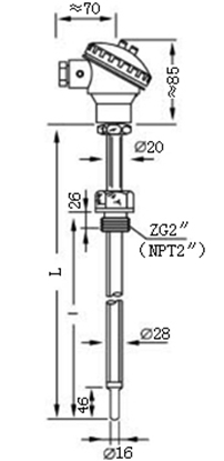 煙道、風(fēng)道熱電偶